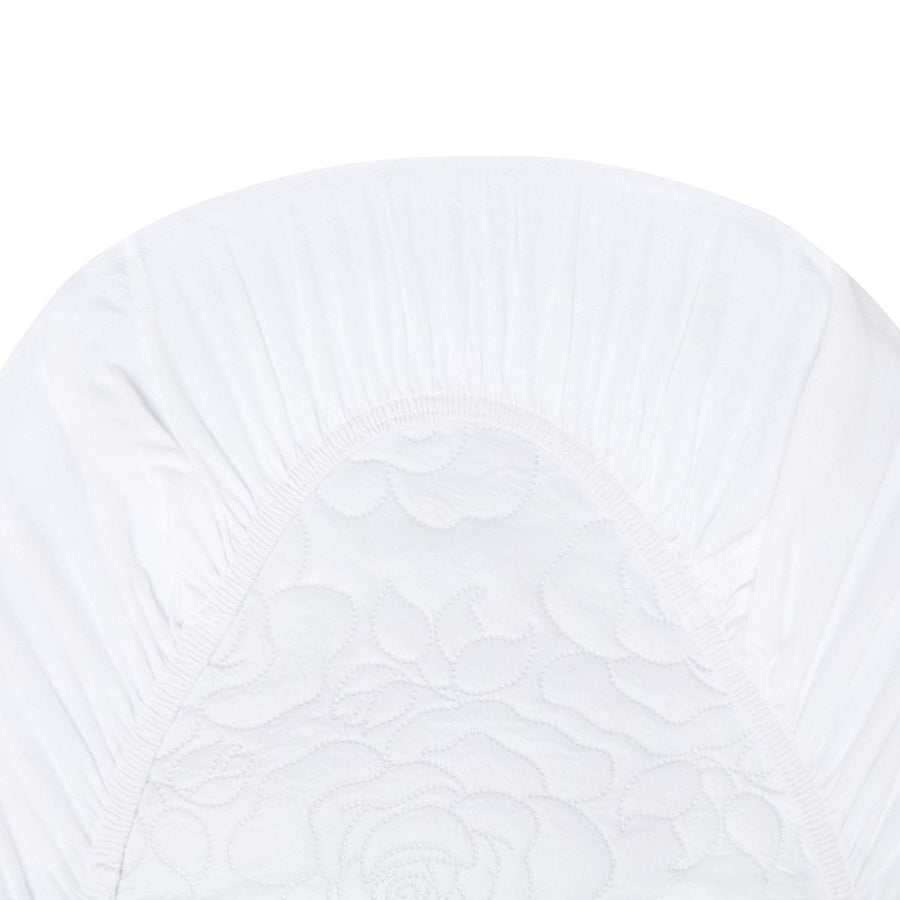 Organic Cotton Fitted Bassinet Sheet - Cloud