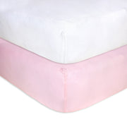 Organic Cotton Crib Sheet - Set of 2 (Various Colors)