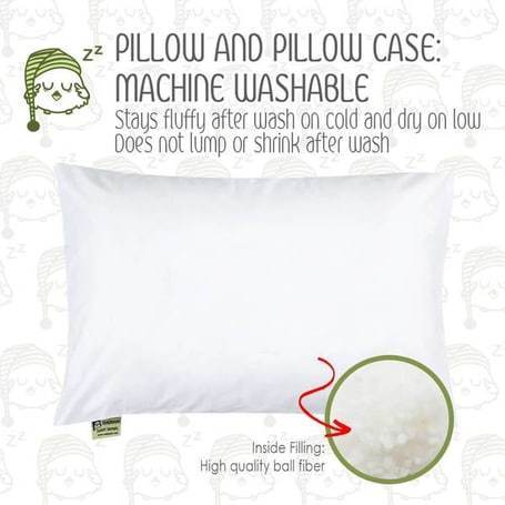 Organic Toddler Pillow - Various Patterns