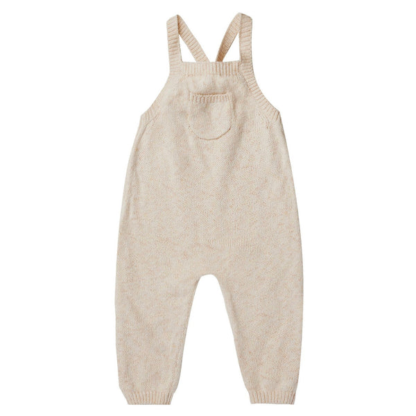 Knit Overalls - Natural Heather