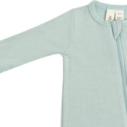 Bamboo Zippered Footie - Sage