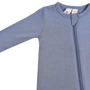 Bamboo Zippered Footie - Slate