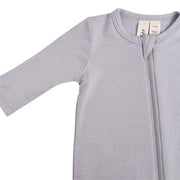 Bamboo Zippered Footie - Storm