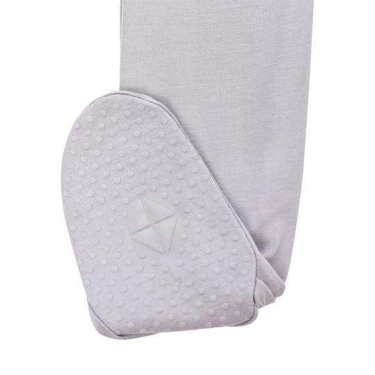 Bamboo Zippered Footie - Storm