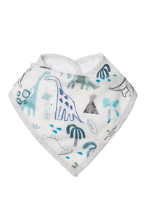 Luxe Muslin Bandana Bib Set - Dinosaurs