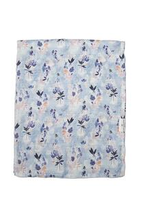 Muslin Swaddle - Ink Floral