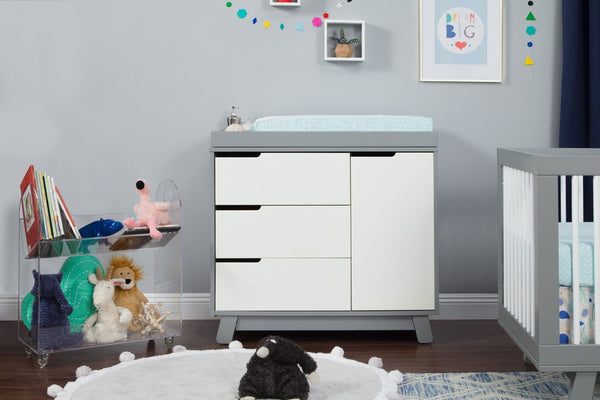 Hudson 3 Drawer Dresser with Removable Changing Tray - Various Colors