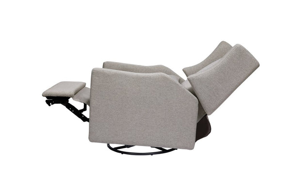Kiwi Electronic Recliner and Swivel Glider in Eco - Performance Fabric - Grey