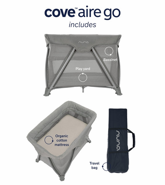 Nuna COVE Aire Go Playard - Frost