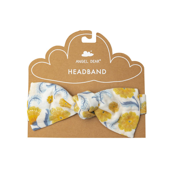 Organic Cotton Headband - Marigold Swirl