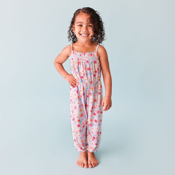 Smocked Spaghetti Jumpsuit - Carissa