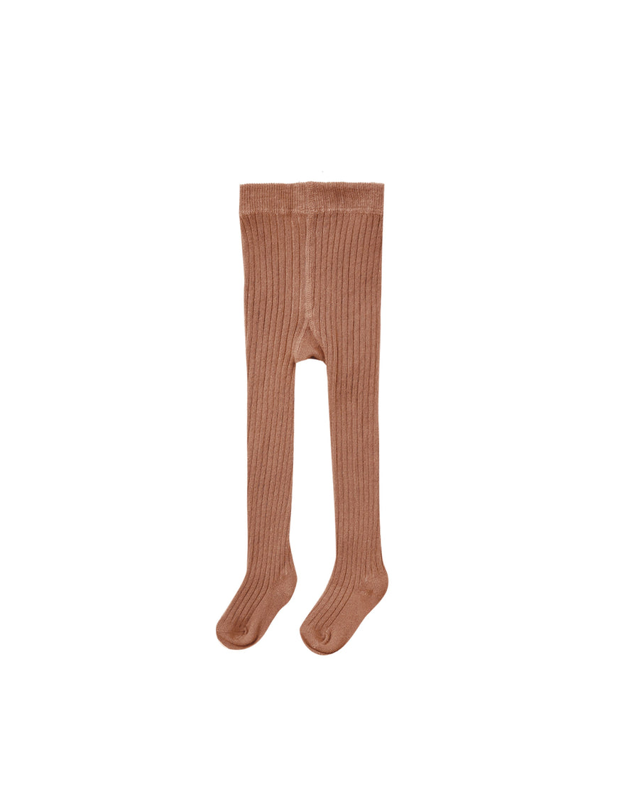 Solid Ribbed Tights - Various Colors