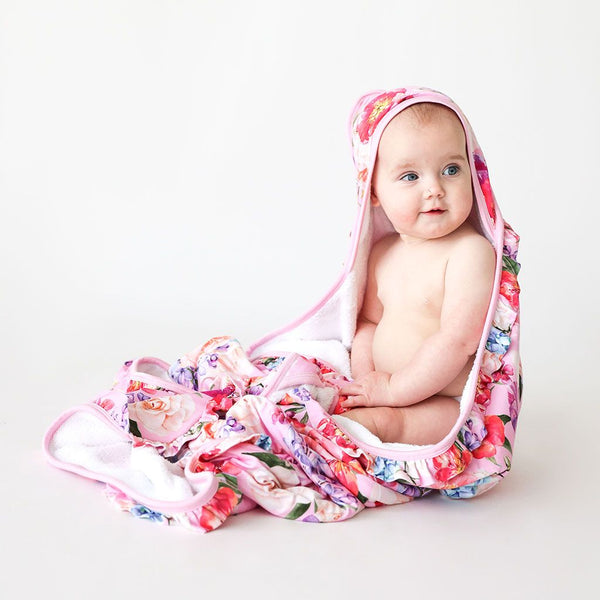 Ruffled Hooded Towel - Brisa
