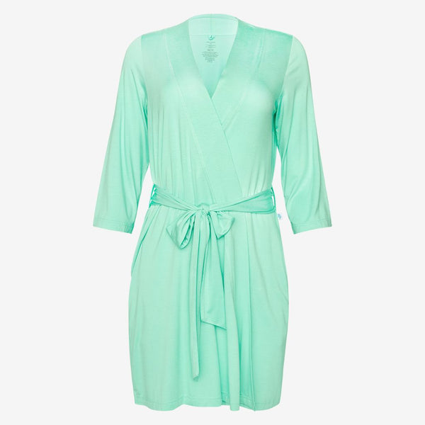 Mommy Robe with Pockets - Sea Glass
