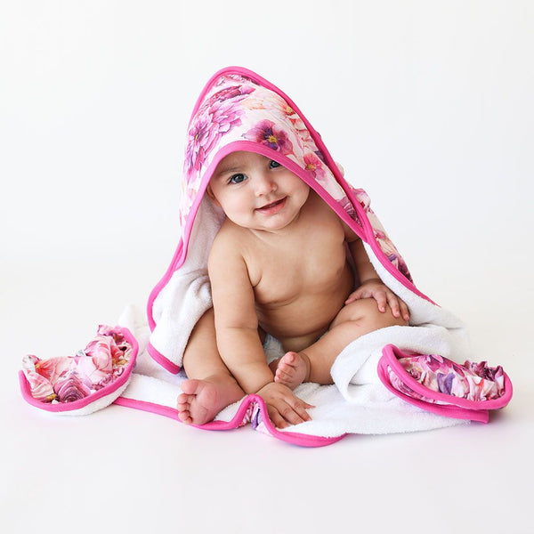 Ruffled Hooded Towel - Amira