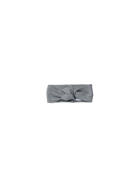 Ribbed Knotted Headband - Ocean