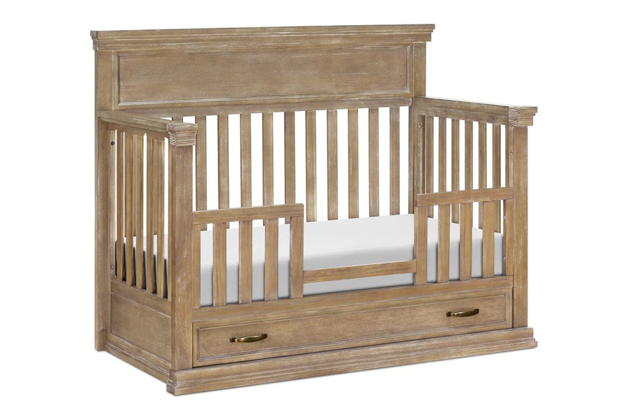 Langford 4 in 1 Convertible Crib w/ Storage Drawer