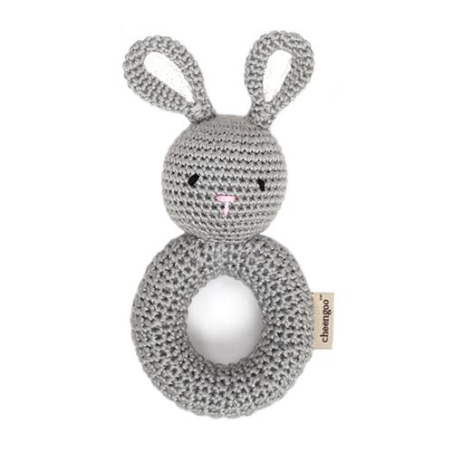 Hand Crocheted Ring Rattle - Various