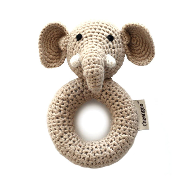 Hand Crocheted Ring Rattle - Various