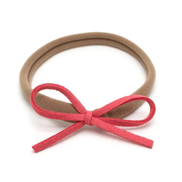 Red Suede Bow Headband Red Suede Bow Headband