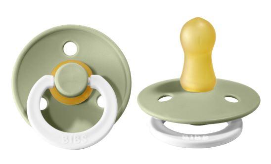 BIBS Pacifier 2 Pack - Original GLOW Size 1 - Various Colors