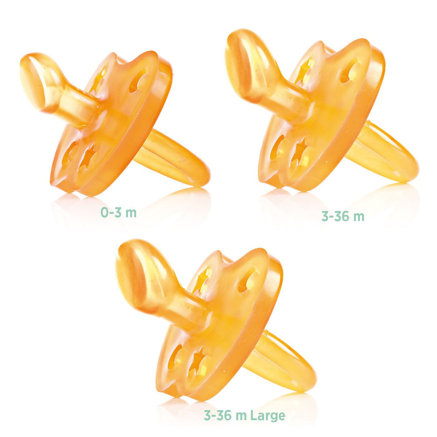 Natural Rubber Pacifier - Various Shapes
