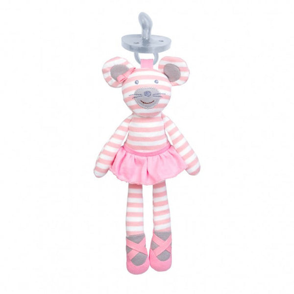 Organic Pacifier Toy - Ballerina mouse