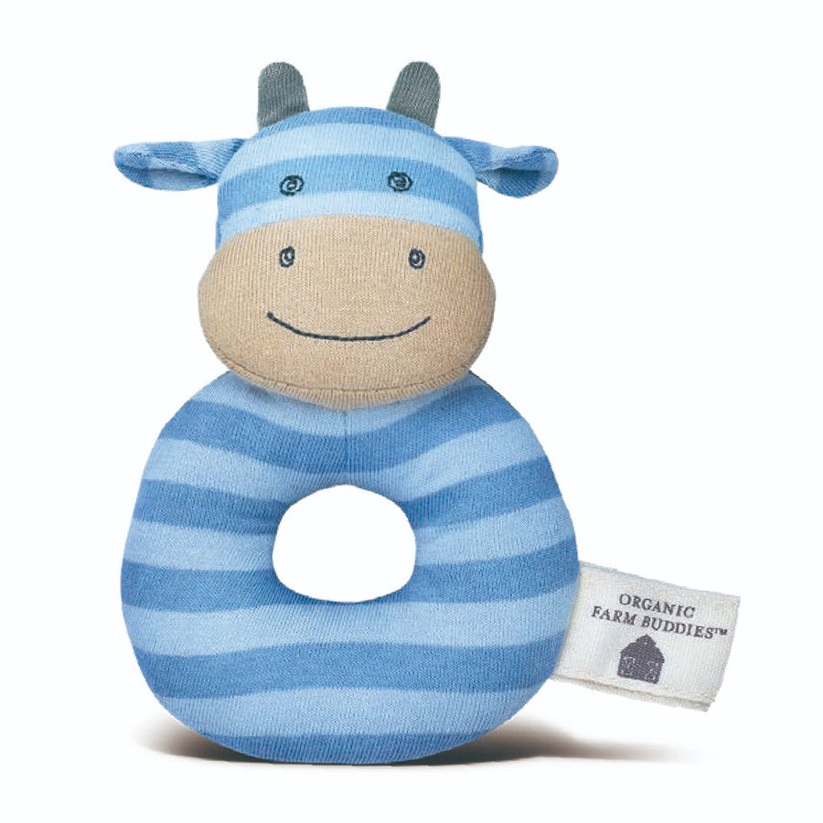Organic Teething Rattle - Mr. Moo