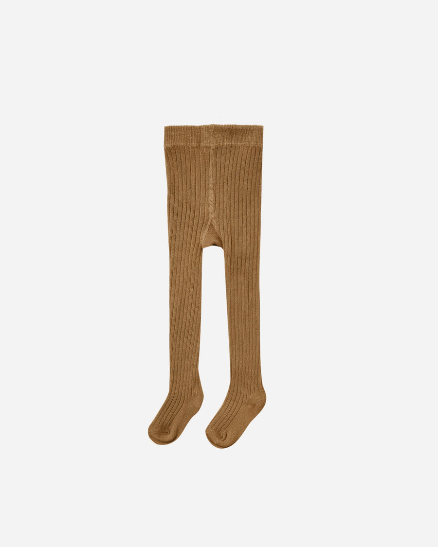 Solid Ribbed Tights - Various Colors