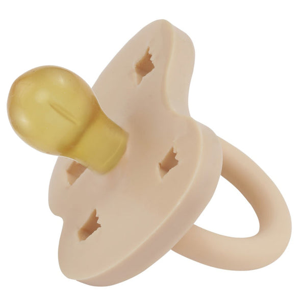 Sandy Nude Natural Rubber Pacifier 3-36m - Various Shapes