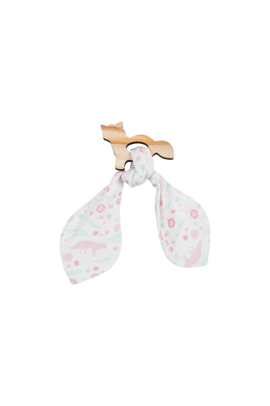 Wooden and Cloth Teether - Meadow Fox