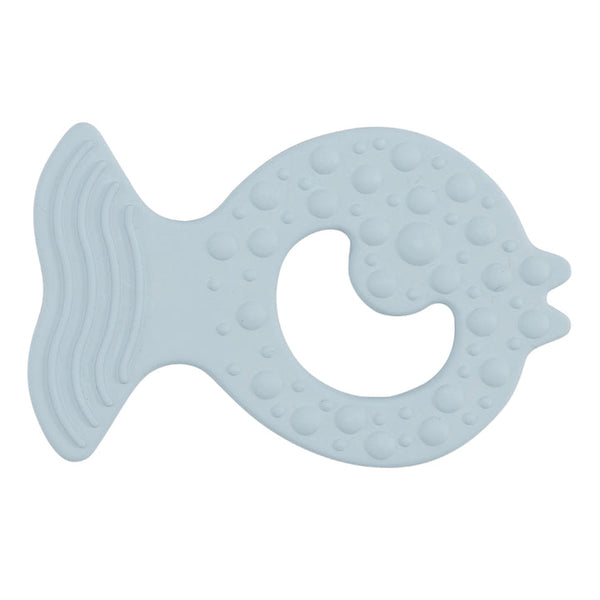Natural Rubber - Fish Soothing Toy - Sky Blue